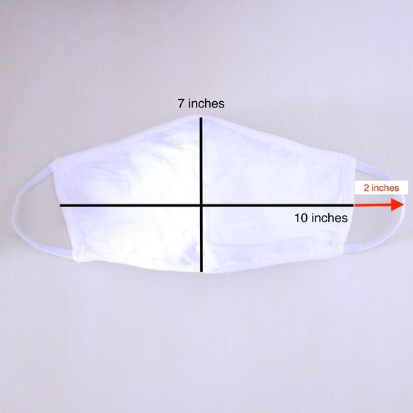 3 Layered Cloth Mask - Light Brown - Picture 2 of 4